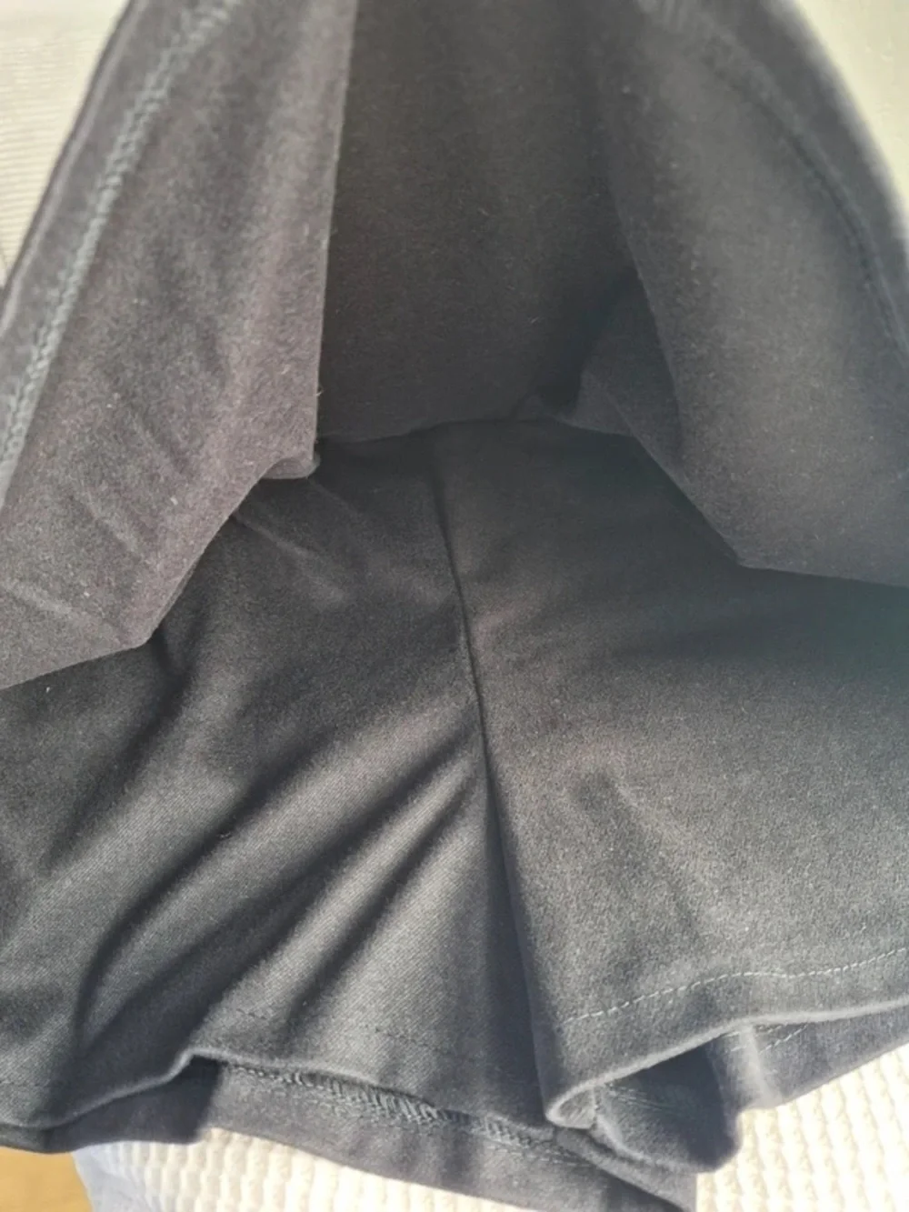 Black Pleated Mini Skirt